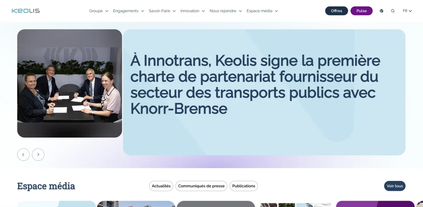 keolis.com corporate site